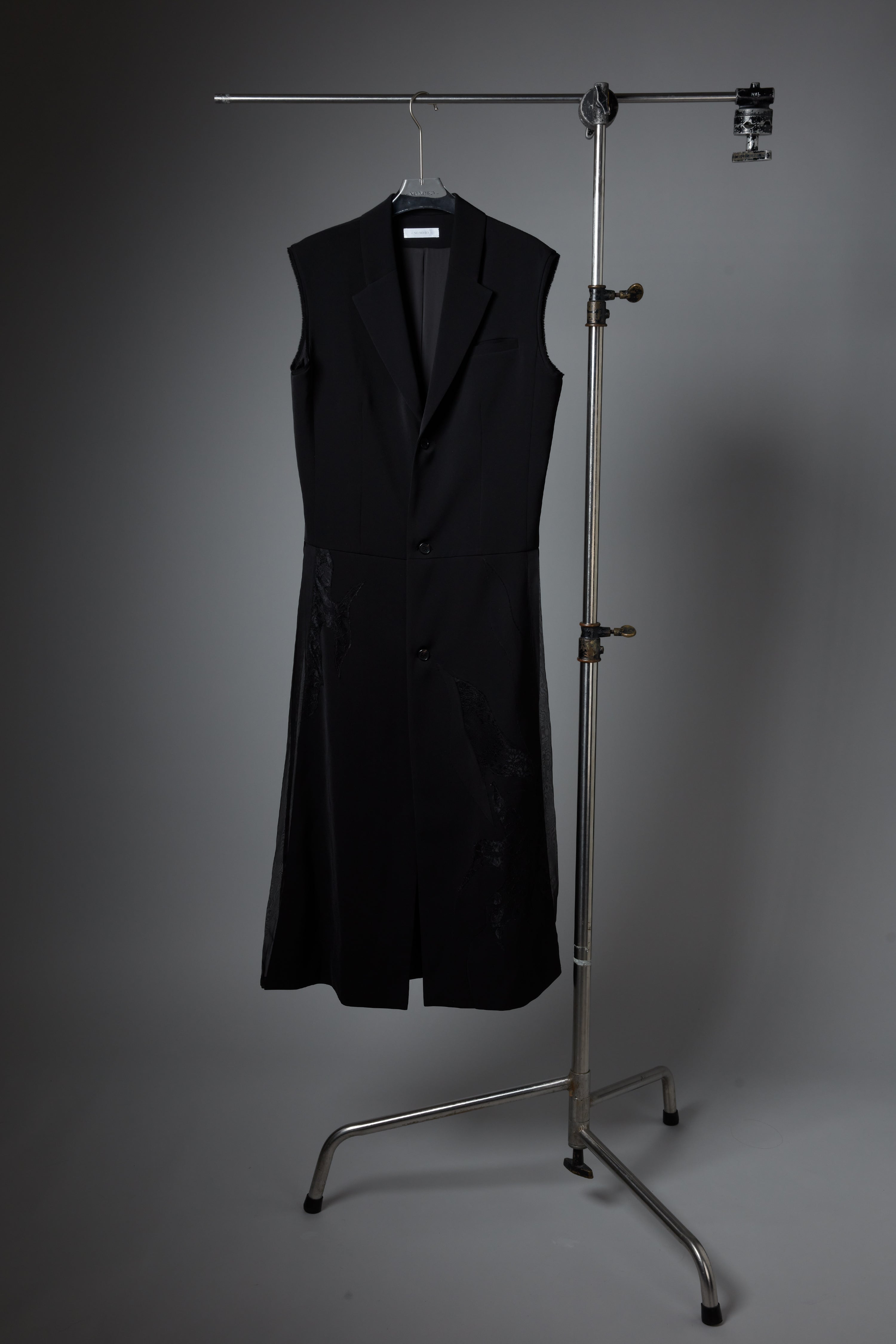 Pleated Long Vest