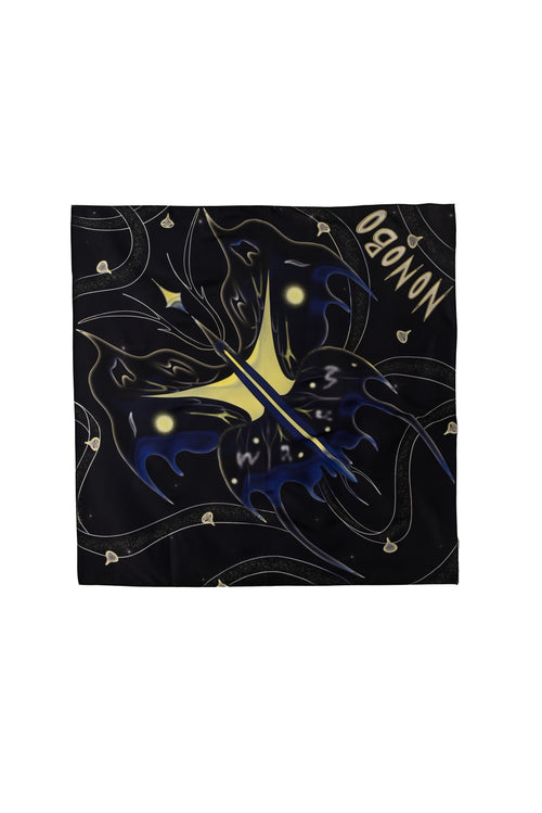 Butterfly Light At Night Scarf