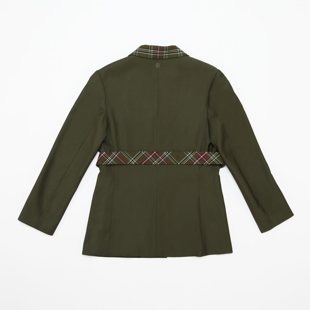 Checked Flower Patch Blazer