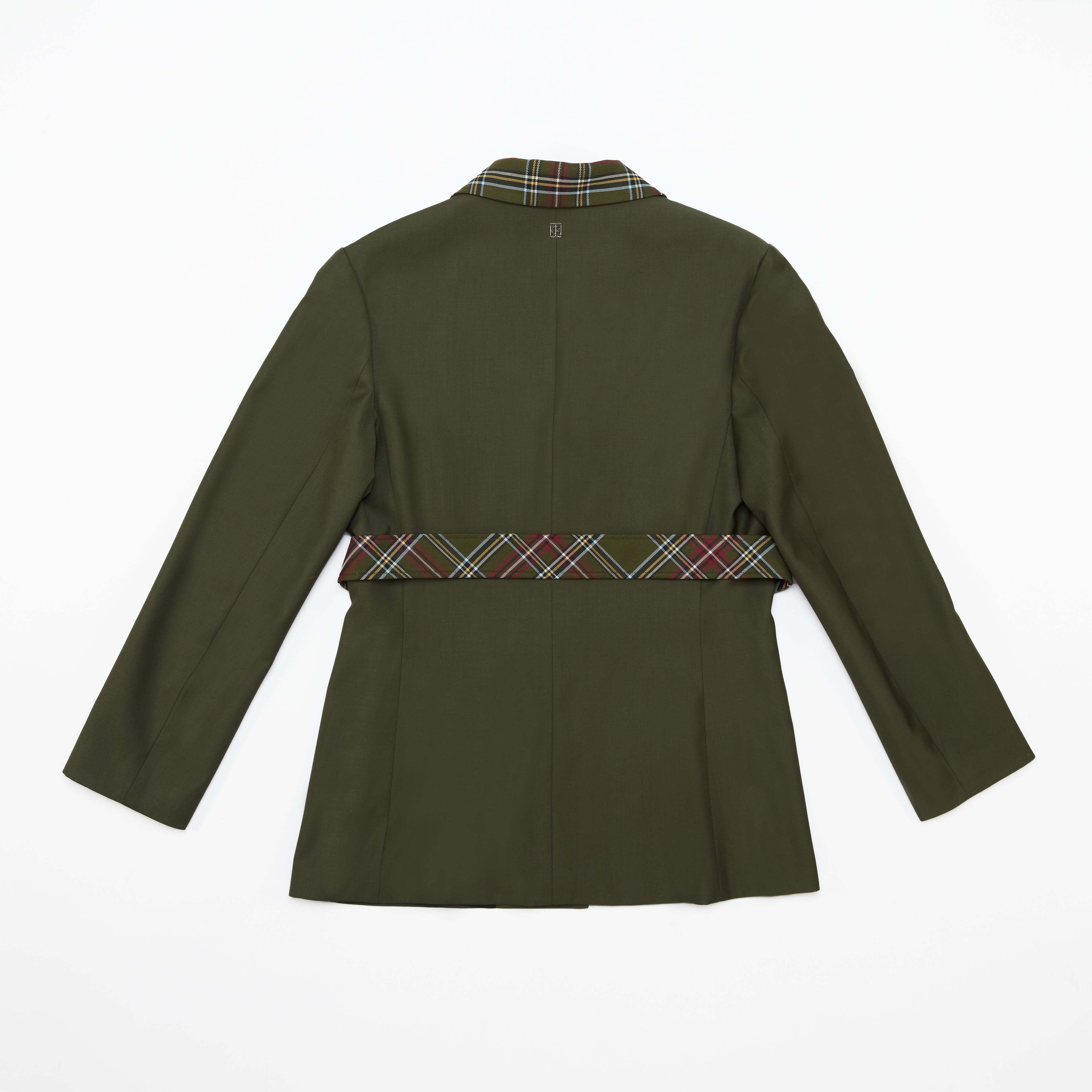 Checked Flower Patch Blazer