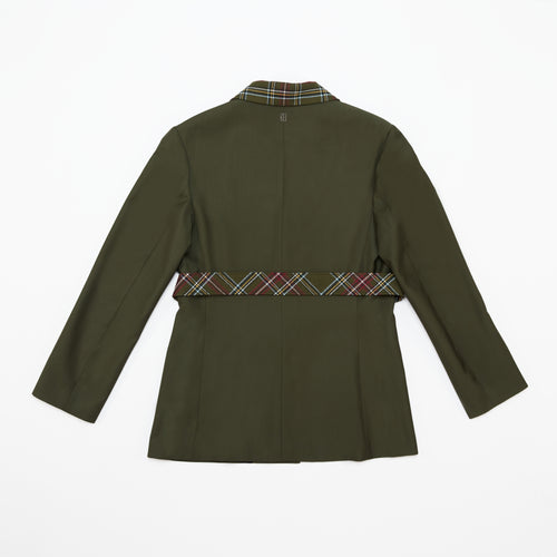 Checked Flower Patch Blazer