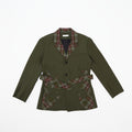 Checked Flower Patch Blazer
