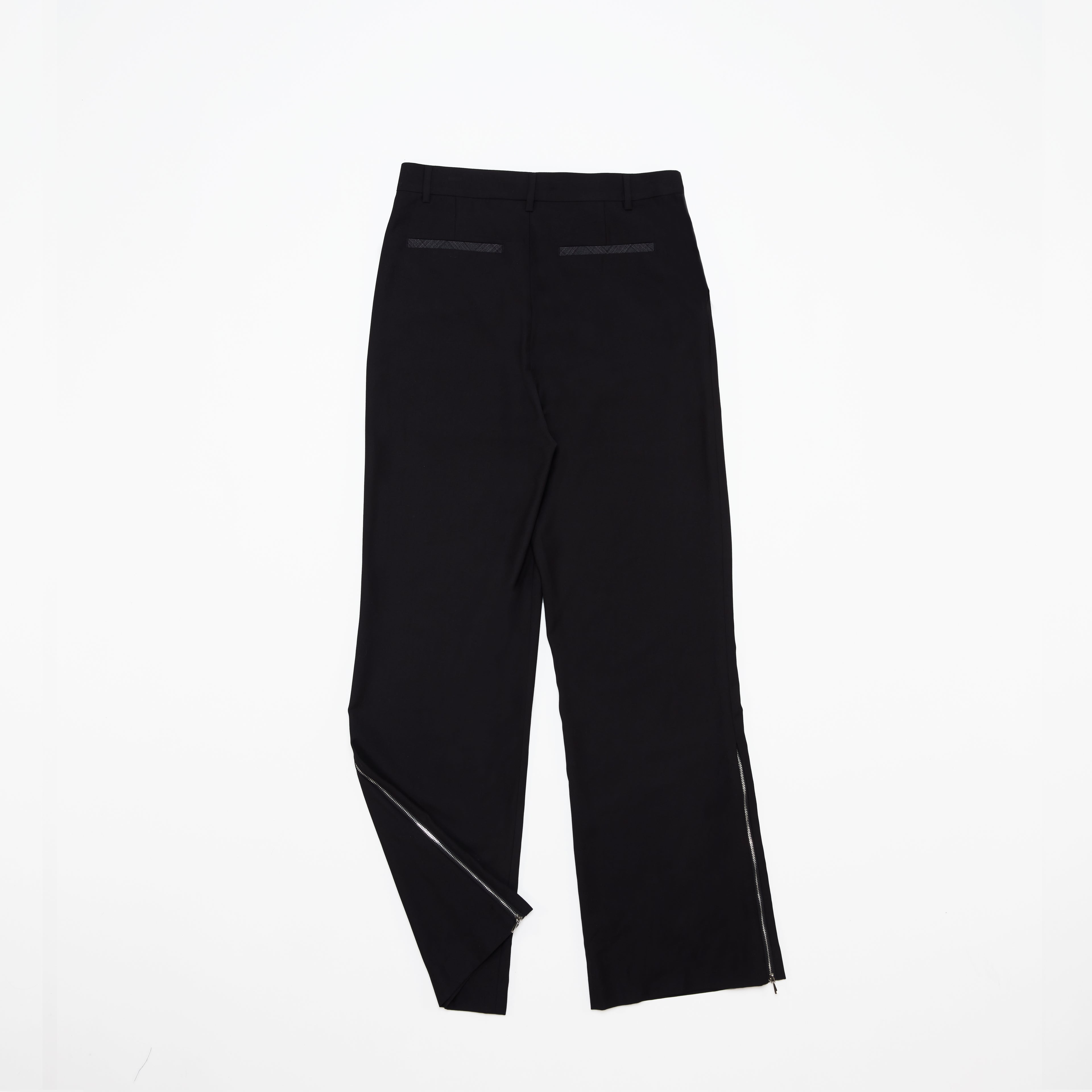 Side Hidden Checked Pants