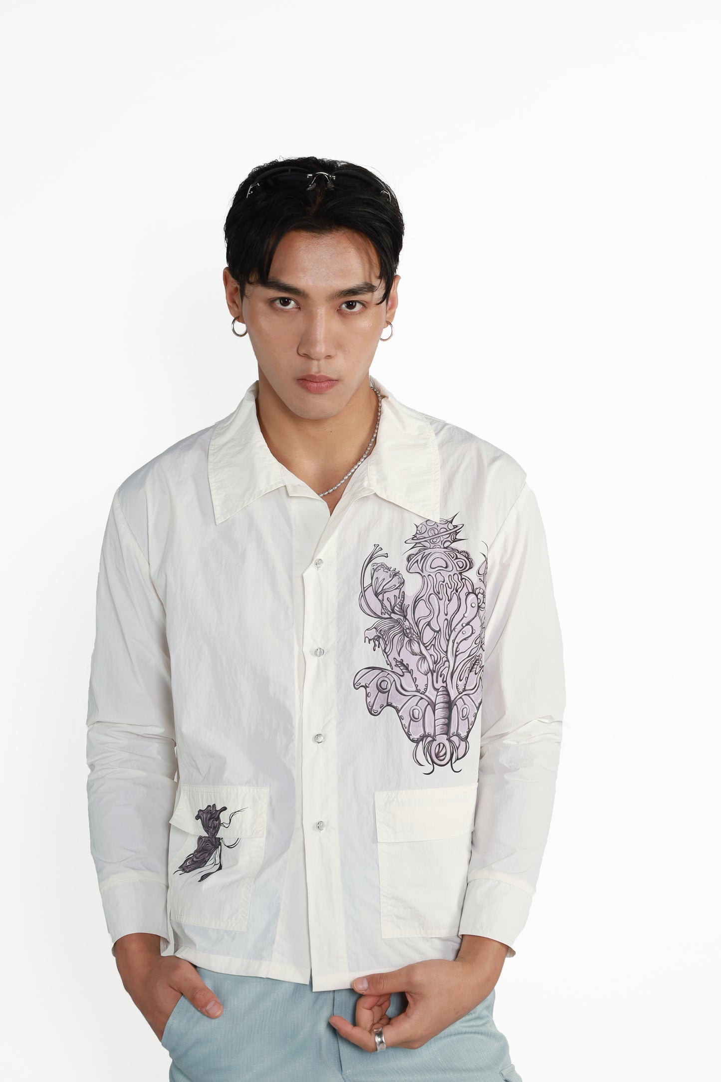 No.13 Stamping Pattern Shirt