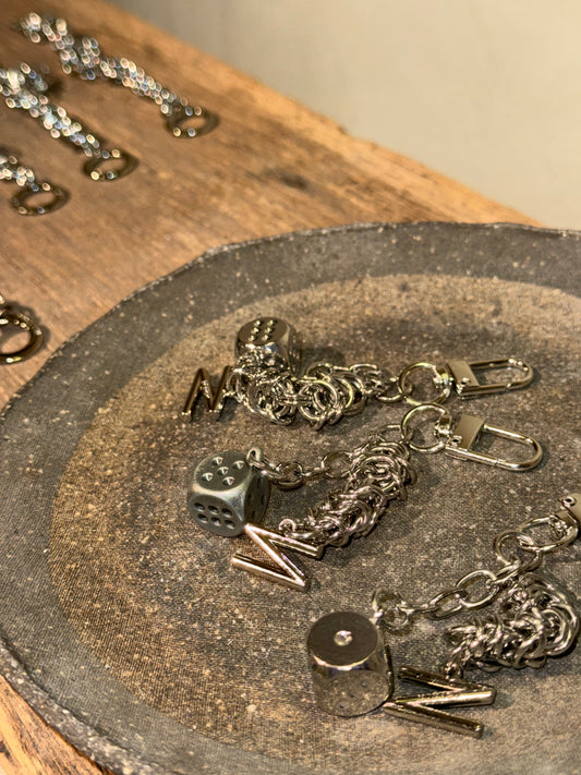 The unknown dice keychain