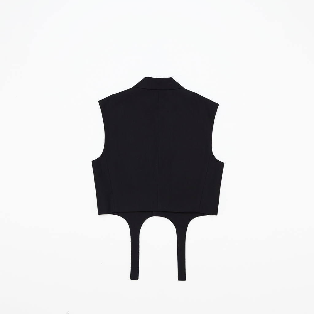 Patched Flower Vest