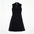 Pleated Long Vest