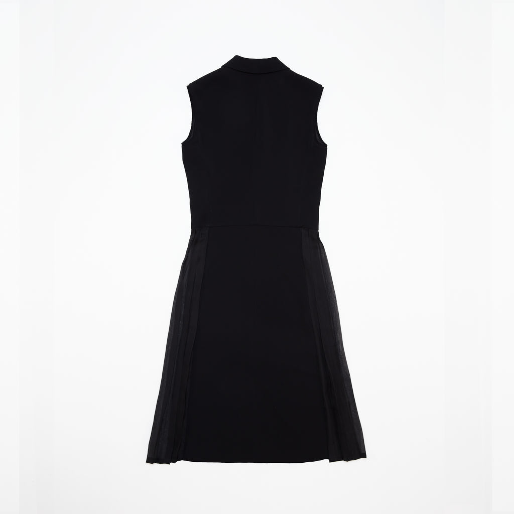 Pleated Long Vest