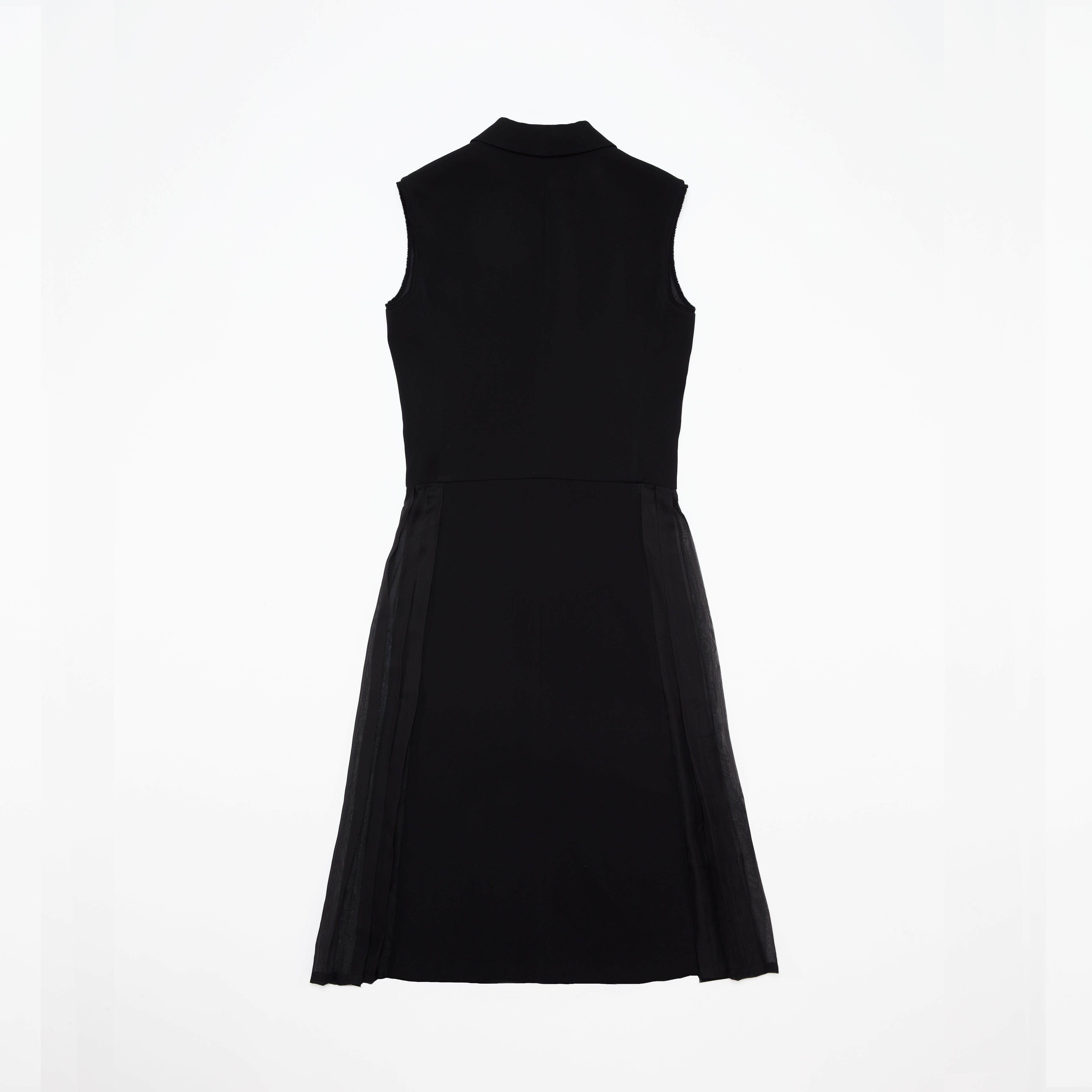 Pleated Long Vest