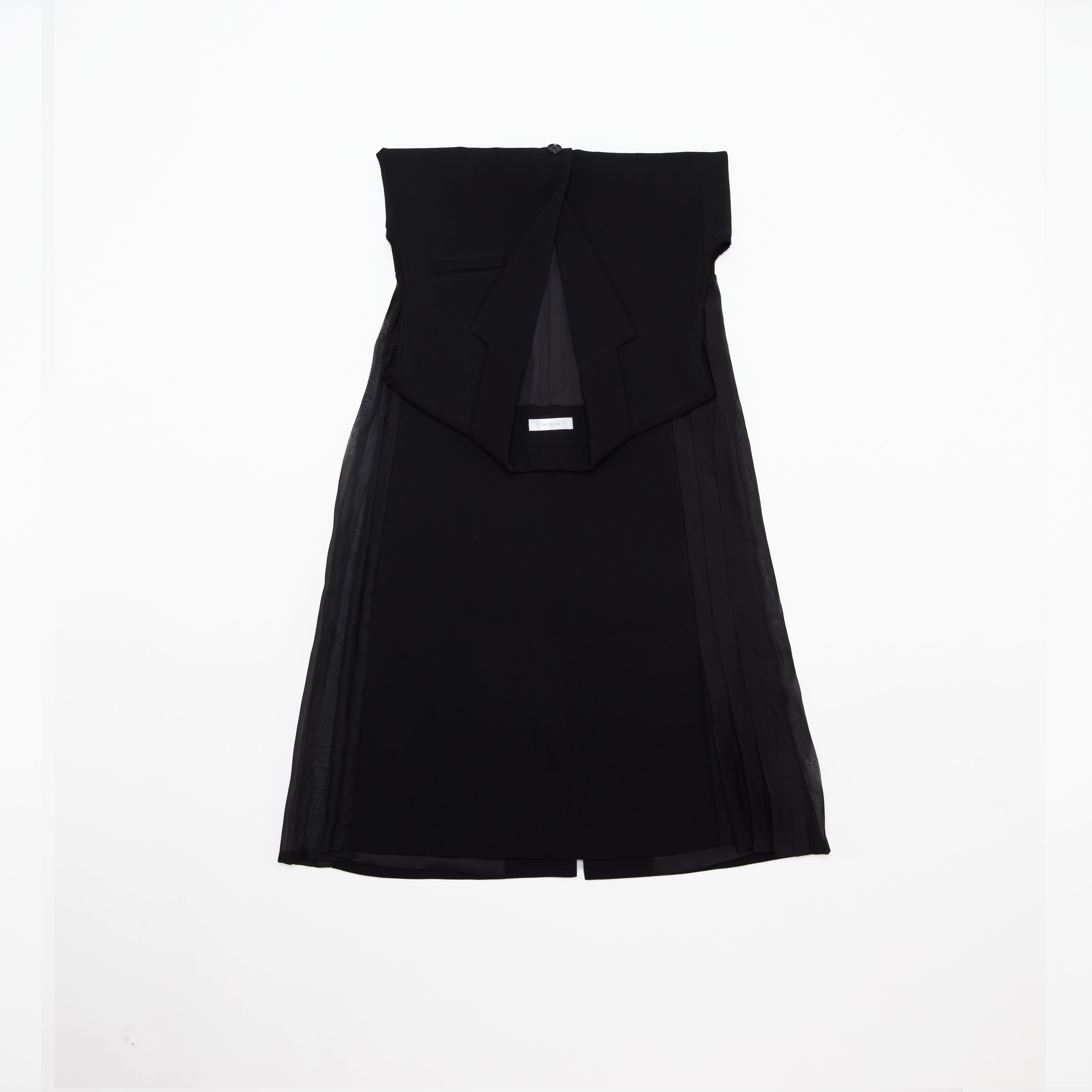 Pleated Long Vest