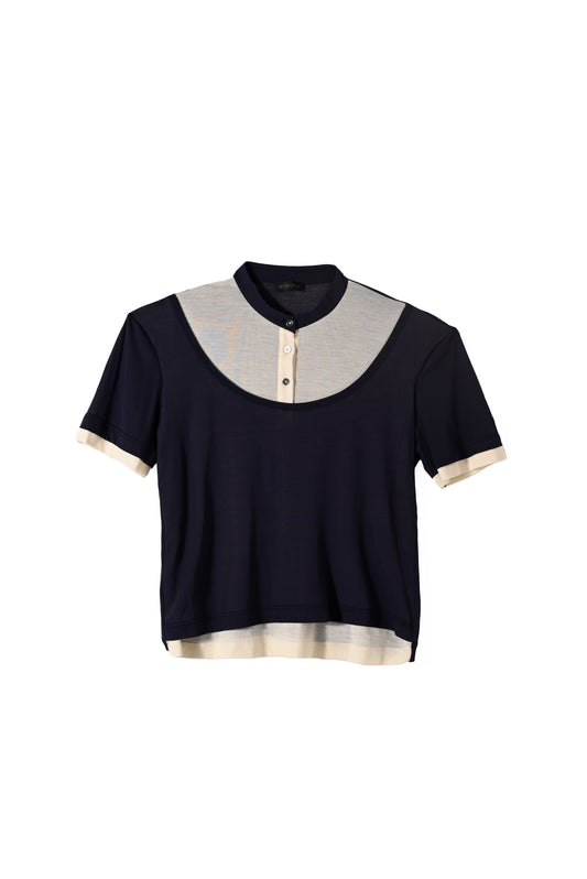 Two Layers Fake Shirt